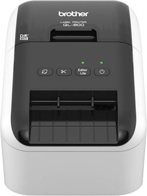 Brother QL-800 High-Speed Label Printer, Multi-System Compatible
