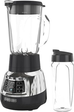 BLACK+DECKER Quiet Stainless Steel Blender BL1400DG-P