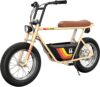 Razor Rambler 16 Electric Retro Minibike, Tan