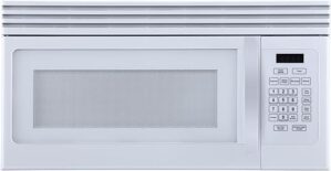 BLACK+DECKER Range Microwave With Air Recirculation Vent, White