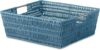 Whitmor Rattique Shelf Tote Berry Blue