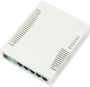MikroTik RB260GS (CSS106-5G-1S) SOHO Switch 5x Gigabit