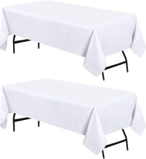 Utopia Kitchen Rectangle Table Cloth 2 Pack [60x102 Inches]
