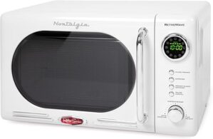 Nostalgia Retro Compact Countertop Microwave Oven