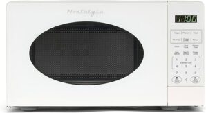 Nostalgia Retro Countertop Microwave Oven, 700-Watt