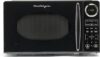 Nostalgia Retro Countertop Microwave Oven, 900-Watt, Black