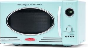Nostalgia Retro Countertop Microwave Oven - Aqua