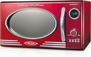 Nostalgia Retro Microwave Oven, Metallic Red, RMO4RR