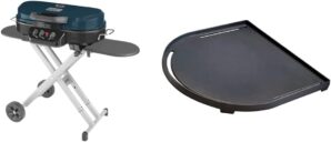 Coleman RoadTrip 285 Portable Propane Grill + Swaptop Cast Iron Griddle