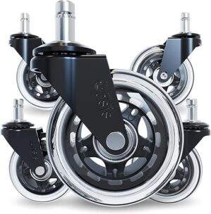 The Office Oasis Rollerblade Office Chair Wheels - Smooth Casters