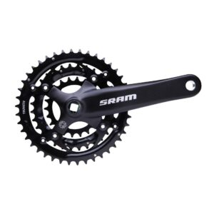SRAM S600 Crankset - 3x8 Speed, 175mm, Black