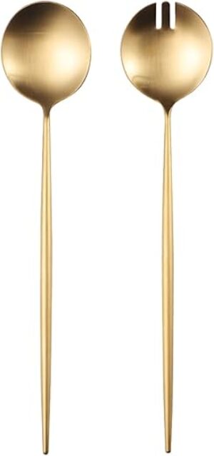 Zerophilo Salad Servers Spoon And Fork Set