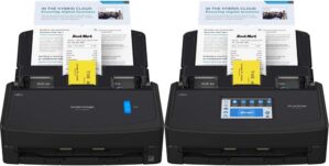 Fujitsu ScanSnap iX1400 One-Touch Document Scanner, Black