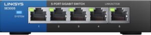 Linksys SE3005 5-Port Gigabit Ethernet Switch
