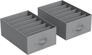 SONGMICS Set Of 2 Large Wardrobe Organizers