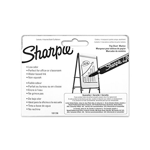 SHARPIE Flip Chart Markers, Bullet Tip, Assorted Colors - Image 5