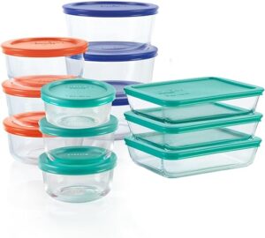 Pyrex Simply Store 12-Pack Glass Storage Set