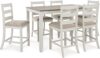 Signature Design by Ashley Skempton Farmhouse Counter Height Dining Set
