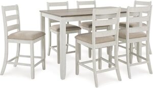 Signature Design by Ashley Skempton Farmhouse Counter Height Dining Set