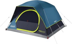 Coleman Skydome Dark Room Tent Blocks Sunlight