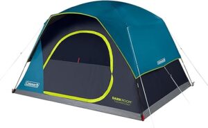 Coleman Skydome Dark Room Tent Blocks Sunlight