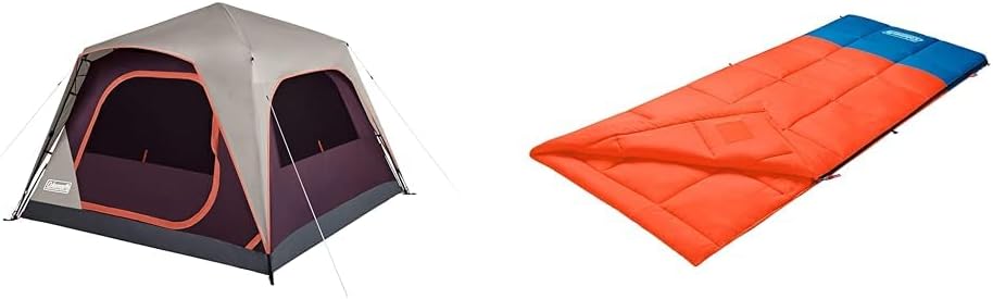 Coleman Skylodge Camping Tent Bundle With Kompact Sleeping Bag