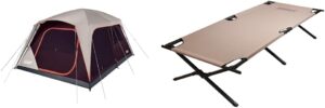 Coleman Skylodge Tent And Camping Cot Bundle