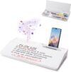 TSJ OFFICE Small Glass Desktop Whiteboard Surface Pad