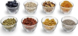 Libbey Small Glass Prep Bowl Set, 8 Count