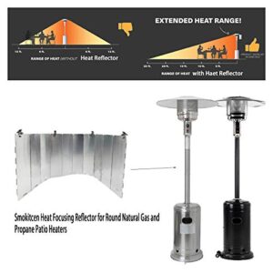 Smokitcen Heat Focusing Reflector for Patio Heaters