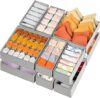Criusia Sock Underwear Drawer Organizer Dividers