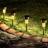 GIGALUMI Solar Path Lights, Waterproof LED Landscape Lighting