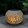 pearlstar Solar Table Lantern Waterproof Flickering Flame
