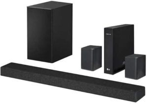 LG SP7R 7.1 Channel Audio Sound Bar With Rear Speaker Kit