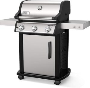 Weber Spirit S-315 Propane Gas Grill, Stainless Steel
