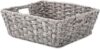 Whitmor Split Rattique Shelf Tote – Gray