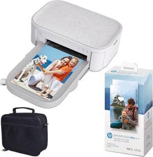 HP Sprocket Studio Plus 4x6” Photo Printer Bundle