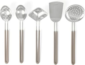 Martha Stewart Sprucedale Stainless Steel Kitchen Tools Set