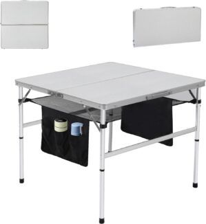 Nice C Square Folding Table + Camping Chair
