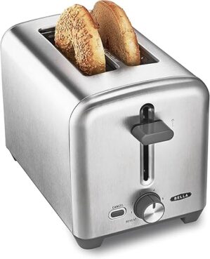 BELLA Stainless Steel 2 Slice Toaster