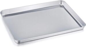 TeamFar Stainless Steel Baking Sheet, Non Toxic