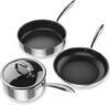 MOMOSTAR Stainless Steel Induction Cookware Set