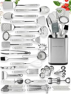 Home Hero Stainless Steel Kitchen Utensils Set (54 Pcs)