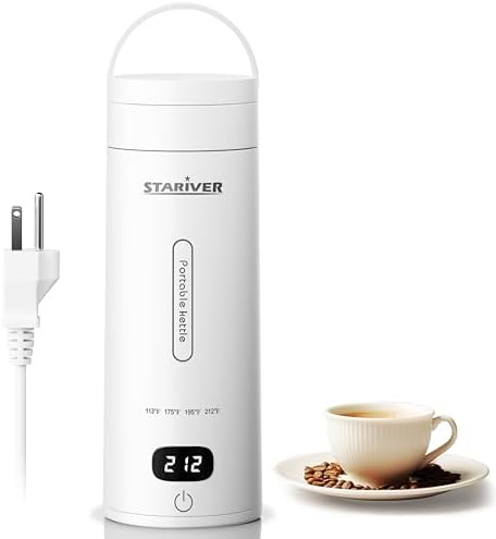 Stariver Portable Travel Electric Kettle, Mini 304 Stainless Steel - Image 2