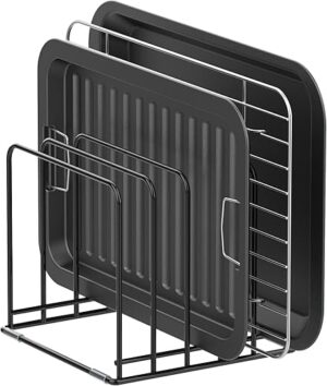 KORRTFID Steel Cookware Holder With 5 Slots