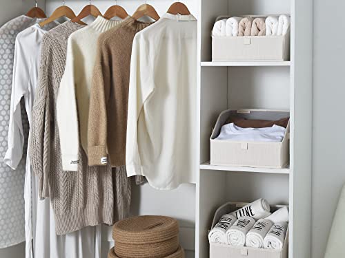 StorageWorks Trapezoid Fabric Storage Bins, Small, 3-Pack - Image 3