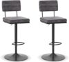 Signature Design by Ashley Strumford Adjustable Barstool, Gray, 2 Count