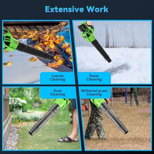 sunchers Cordless Leaf Blower, 580CFM 160MPH - Image 5