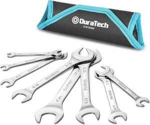 DURATECH Super-Thin Metric Open End Wrench Set