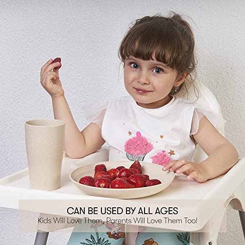 SWEVEN Wheat Straw Unbreakable Dinnerware Set - Image 5